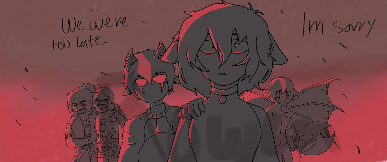 My OCs are going through something traumatic PFFT